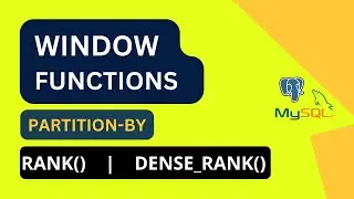 SQL Window Functions| Rank & Dense Rank | For Beginners | Data Analysis, Data Science, & Engineering
