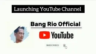 LAUNCHING YOUTUBE CHANNEL 