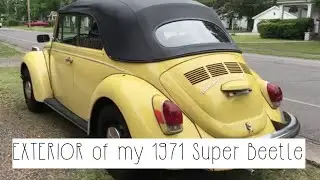 EXTERIOR Chat | 1971 VW Convertible Super Beetle | Marla, Plain & Small