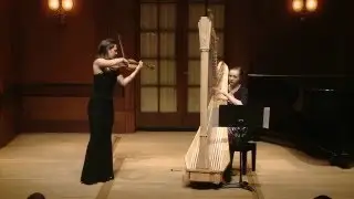 Claude Debussy - Beau Soir (violin and harp)