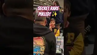 SECRET RARE CARD PULL! 😱 Kid Wins BIG on the Pokemon Prize Wheel! 🎡#pokemon #pokemoncards #lucky