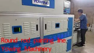 Yowing Machinery Round Rod Coating Painting Machine