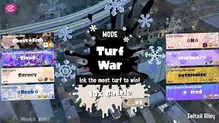 Splatoon 3 - FrostyFest 2026 - Open 10x Battle - Eeltail Alley - Team Solo vs. Team Family