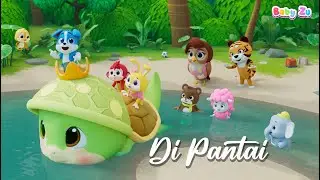 Di Pantai ♪  Lagu anak Indonesia Original ♪  BabyZu