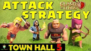 Top 10 Best Attack Strategy th5 Base With Giant Troops 2021 @COCNIGHT