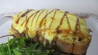 Recette de la tartine campagnarde - Tartine salée facile et délicieuse - tartine gratinée au fromage