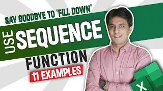 Excel SEQUENCE Function | Create Calendars, IDs & More