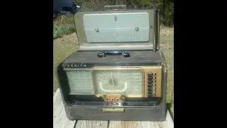 Vintage 1950s Zenith Trans-Oceanic Wave Magnet Radio (Test)