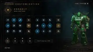 Warhammer 40000 Space Marine 2 Assault (Heavy Bolt Pistol + Thunder Hammer) Decapitation Absolute