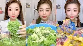 ASMR Crunchy Ice Mukbang Eating Show | Relaxing Sounds | #135