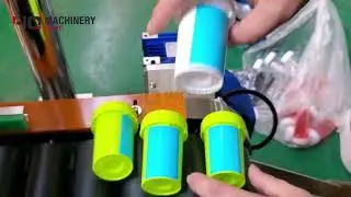 horizontal label applicator for Conical jars|YQ roller labeling machine manufacturer USA
