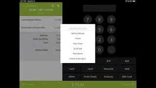 Checkout Screen: Cash, Card, Custom Payments, and Discounts