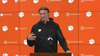 Clemson QB Klubnik's full comments on Georgia Tech Stadium