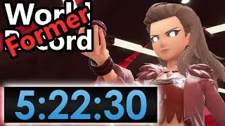 Pokémon Scarlet Any% Speedrun Former World Record