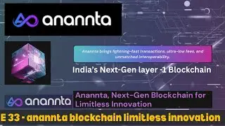Ep. -33  anannta India's block chain Mr. Mint  token | The Humble Trader |Jio Coin |50 MSTC Airdrop