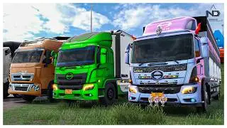 ETS2 Online - Xe Tải Hino 500 Th&ugrave;ng Lạnh v&agrave; H&agrave;nh Tr&igrave;nh Đi Đ&egrave;o Bất Ổn