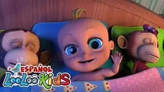 Diez en la cama y Mas | Canciones Infantiles Divertidas | LooLoo Kids en Espanol