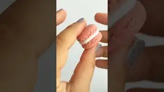 DIY Sweet Macarons with Clay #shorts
