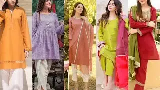 new casual dress designs || new designs with beautiful colours #2023