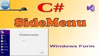 C#, menu lateral (SideMenu). C Sharp Windows Forms Visual Studio 2019