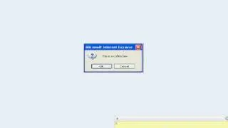 Creating an Alert box in Javascript