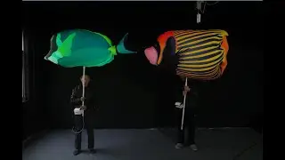 Walking LED Inflatable Clown Fish for #Parade #Stagedesign Decor