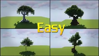 8 Minecraft Tree Design