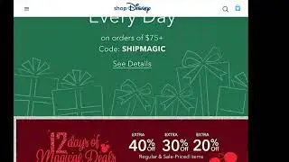 Shop Disney's 12 Days of Magical Deals 2019