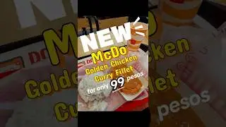 Tried the NEW #McDonalds Golden Chicken Curry Fillet #kainkatherine &lrm;⁨@McDonalds #foodieph #mcdo