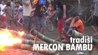 Tradisi Mercon Bambu Jelang Lebaran