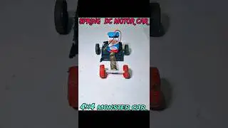 dc motor spring car 🚗#ytshorts #experiment #shorts
