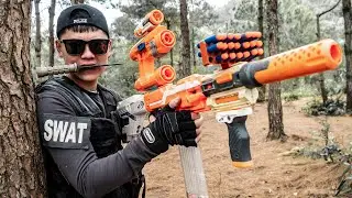 LTT Game Nerf War : Warriors SEAL X Nerf Guns Fight Crime Mr Zero Scazy Bandits TOP Marksman