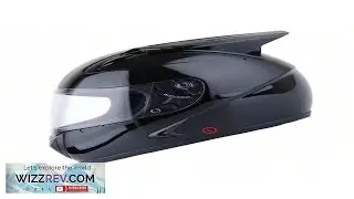 1Storm Motorcycle Bike Full Face Helmet HB75 Horn Wing As Bonus Matt