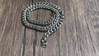 9mm/11mm Armor Link Stainless Steel Chain For Men