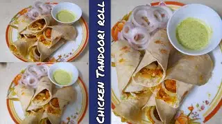 Chicken Tandoori roll by yellow leaf kitchen