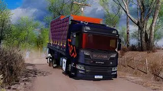 SCANIA P 360 NO LIMITE NA ESTRADA DE TERRA 💀
