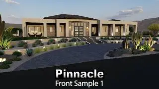 Front Yard - Pinnacle Collection - Model 1 - Ejen - Arizona custom landscape and pool design