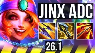 JINX & Janna vs DRAVEN & Nautilus (ADC) | 49K damage | EUW Master | 26.1
