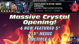 Massive Crystal Opening! 6 new July 2021 Featured 5* and much more! I got 3 new featured champs!