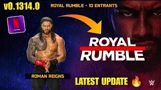 🔥 WWE 2K25 Netflix Edition v0.1314.0 ROYAL RUMBLE UPDATE! | Android Gameplay 💥
