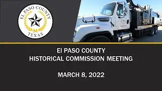 El Paso County Historical Commission Meeting
