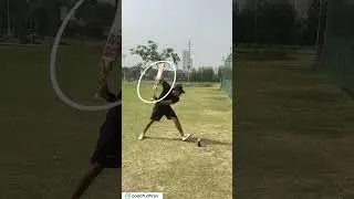 A controlled and powerful front foot drive | Coach Dhruv | Batting Tips #cricket #battingcoach