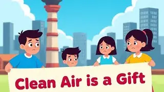 Educational bedtime story about AIR POLLUTION|read aloud story in english|adventure stories for kids