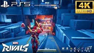 Marvel Rivals Deadpool Free Fight Gameplay- Convoy on Arakko (PS5 4K)