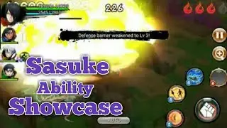 Sasuke Wandering Ninja (New Re-Kit) Ability Showcase New Jutsu & Ultimate Jutsu #48 - | NxB NV