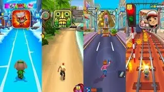 Subway Surfers 🆚🆚 Talking Tom Gold Run 🌪️ Non-Stop Running Chaos!