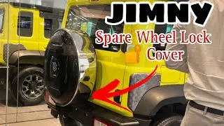 Jimny Spare Wheel  Cover and Lock  🔐 Accessories @ppcarvlogs #jimny #nexa