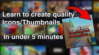 Как сделать иконки и миниатюры для игр Roblox