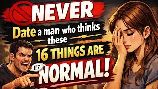 🚫 NEVER Date a man who thinks these 16 things are NORMAL