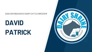 2020 Distinguished Dairy Cattle Breeder - David Patrick